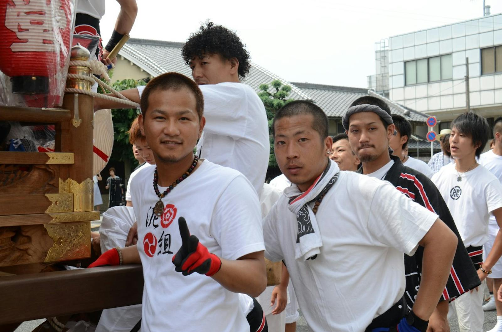 だんじり祭りの祭人