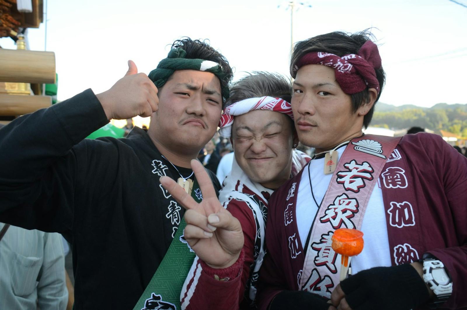 だんじり祭りの祭人