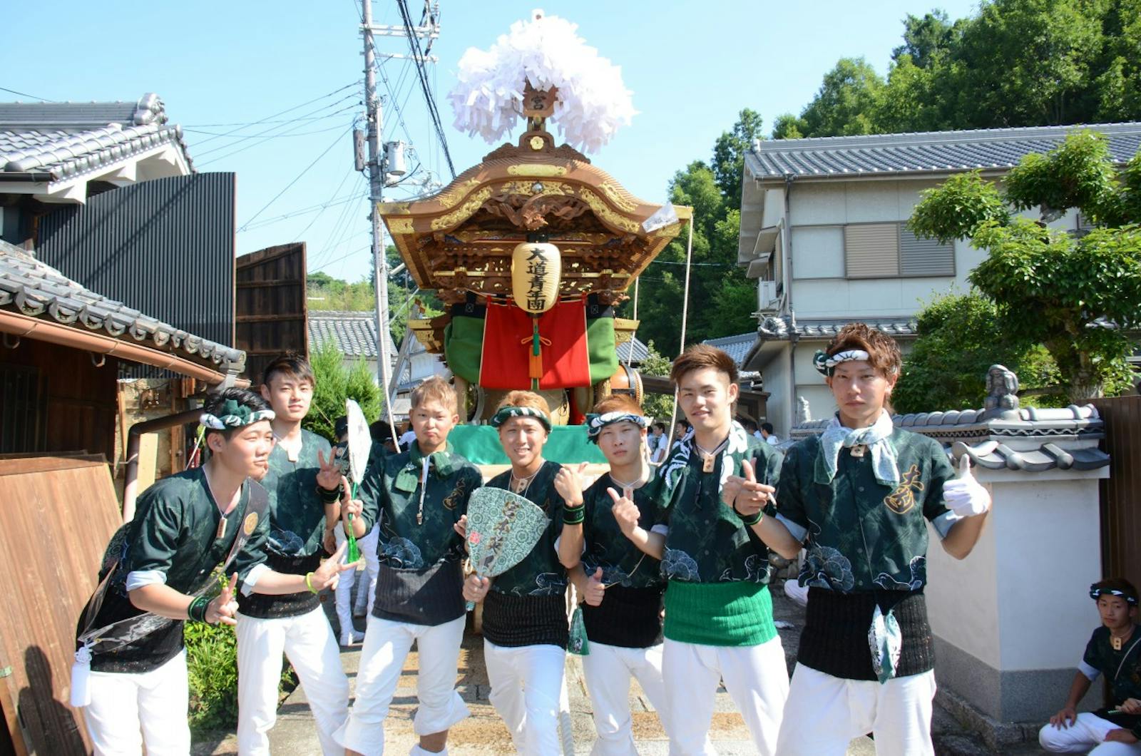 だんじり祭りの祭人