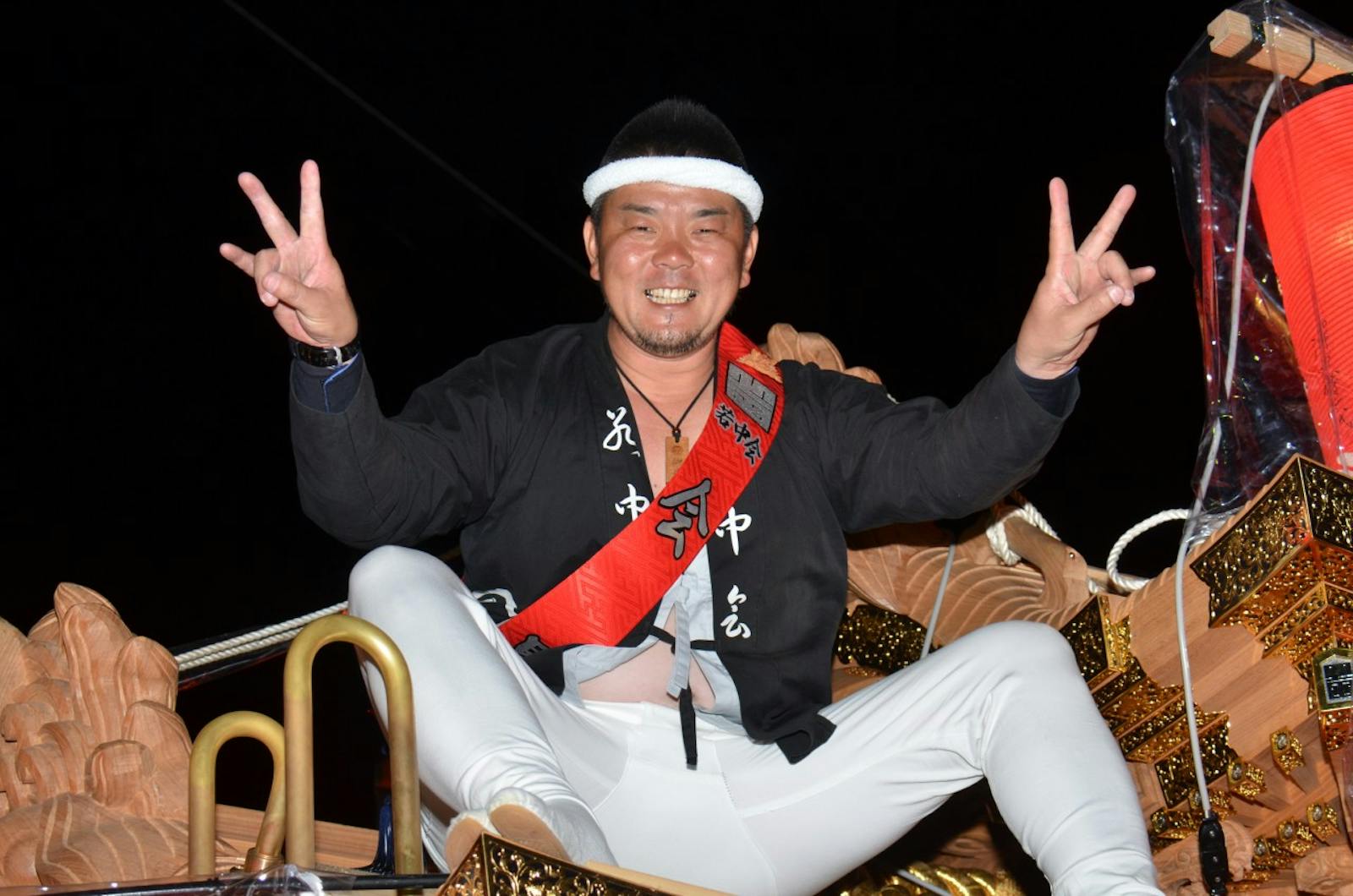 だんじり祭りの祭人