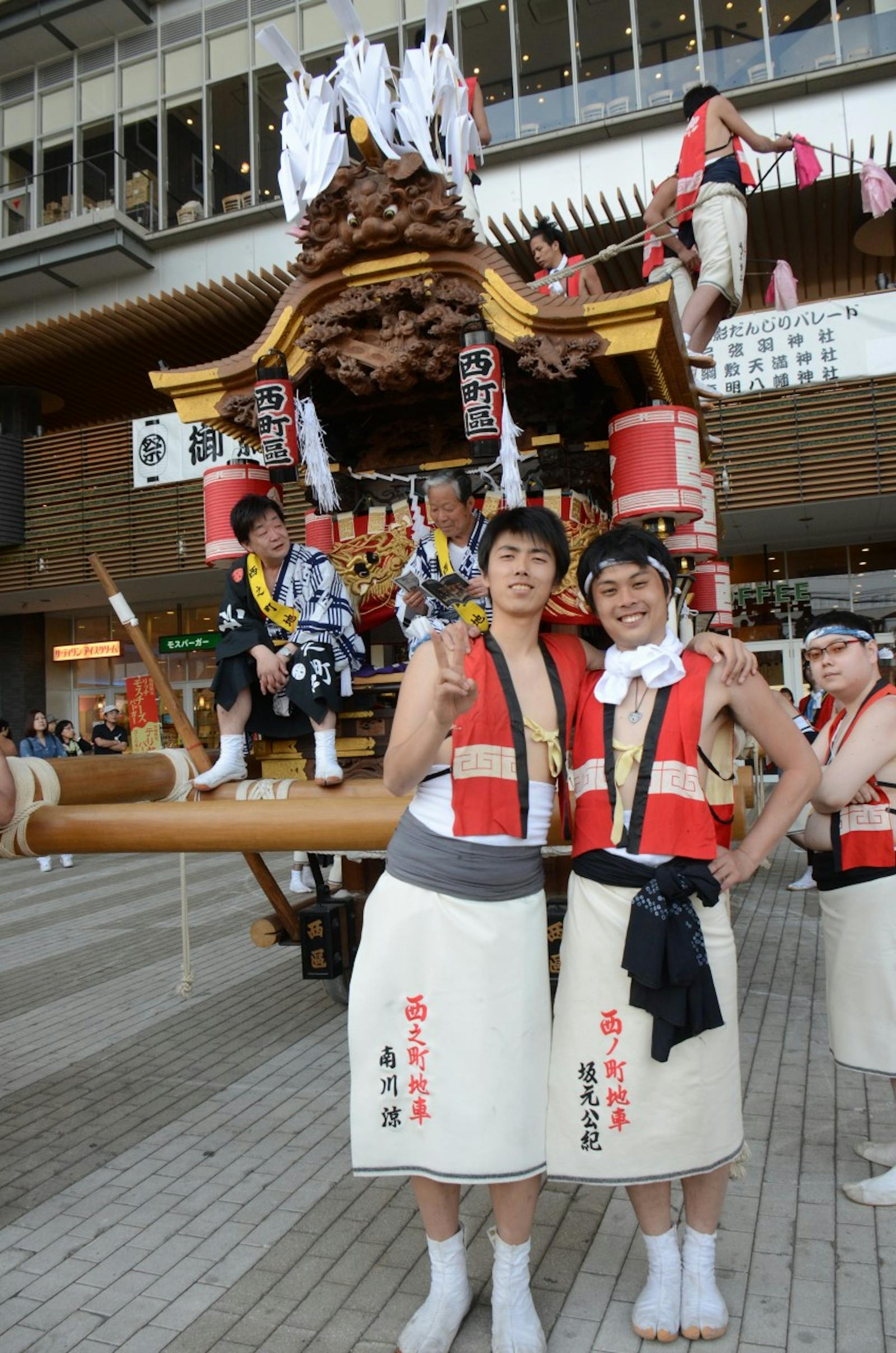 だんじり祭りの祭人