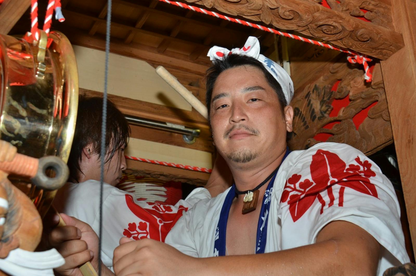だんじり祭りの祭人