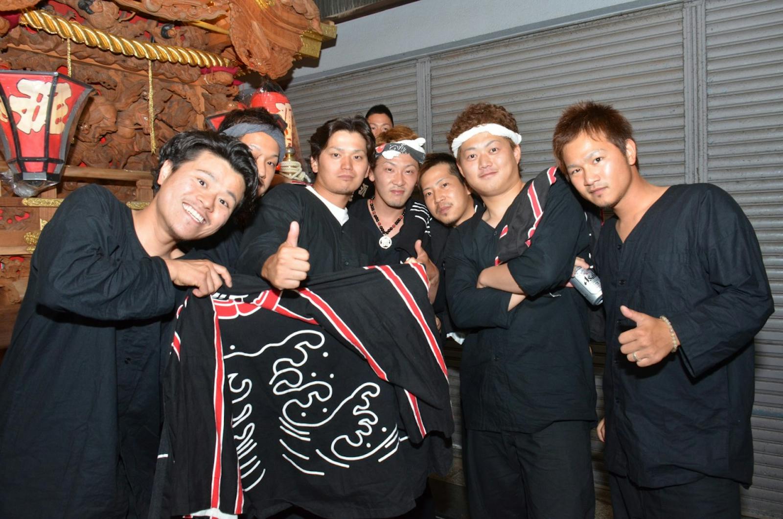 だんじり祭りの祭人