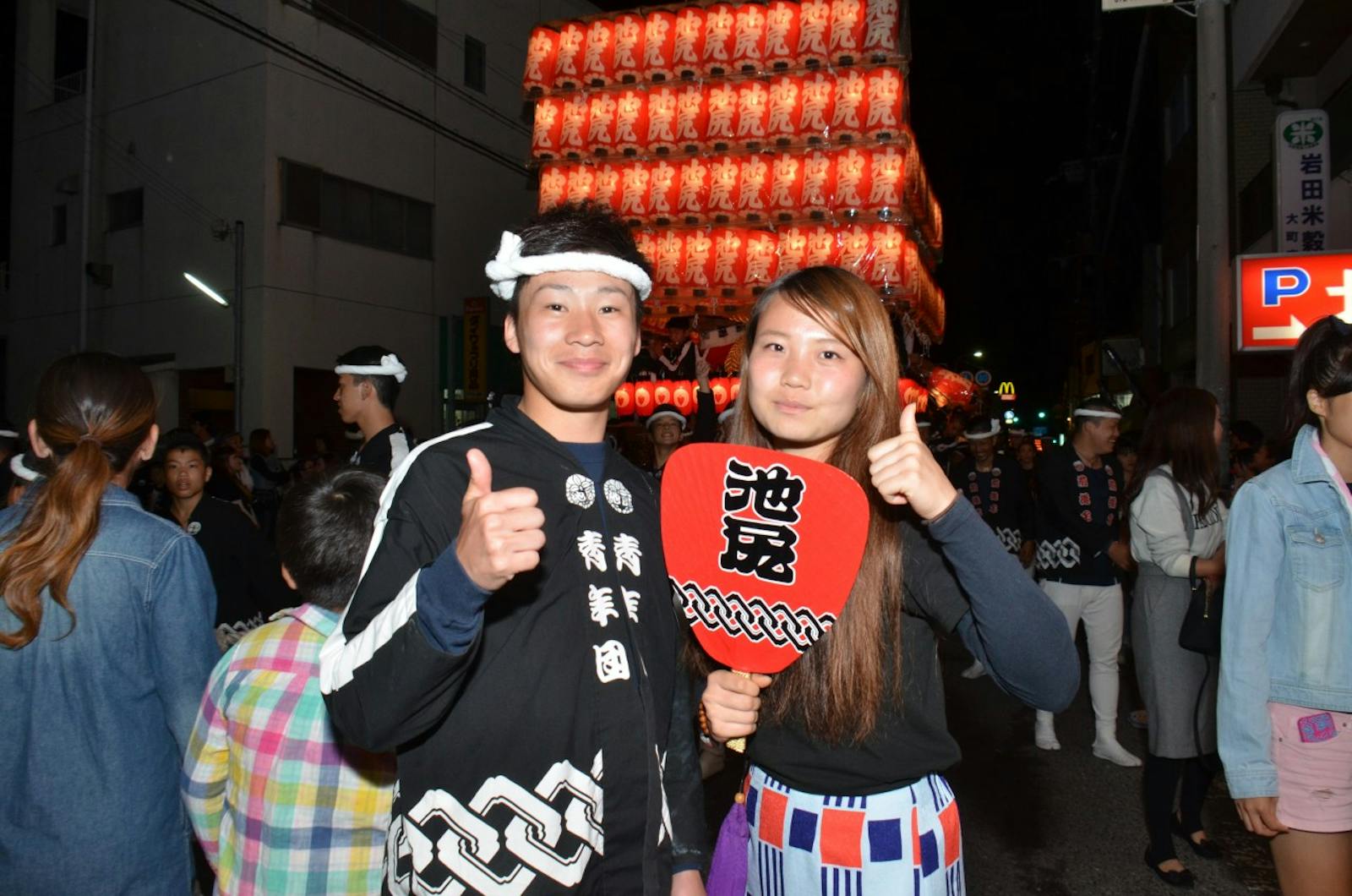 だんじり祭りの祭人