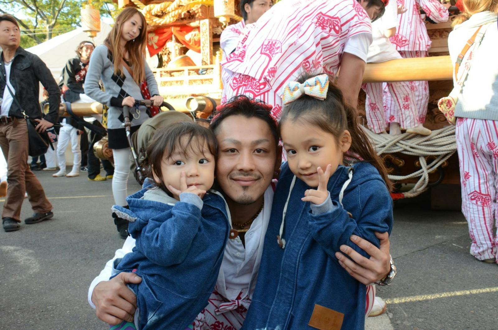 だんじり祭りの祭人