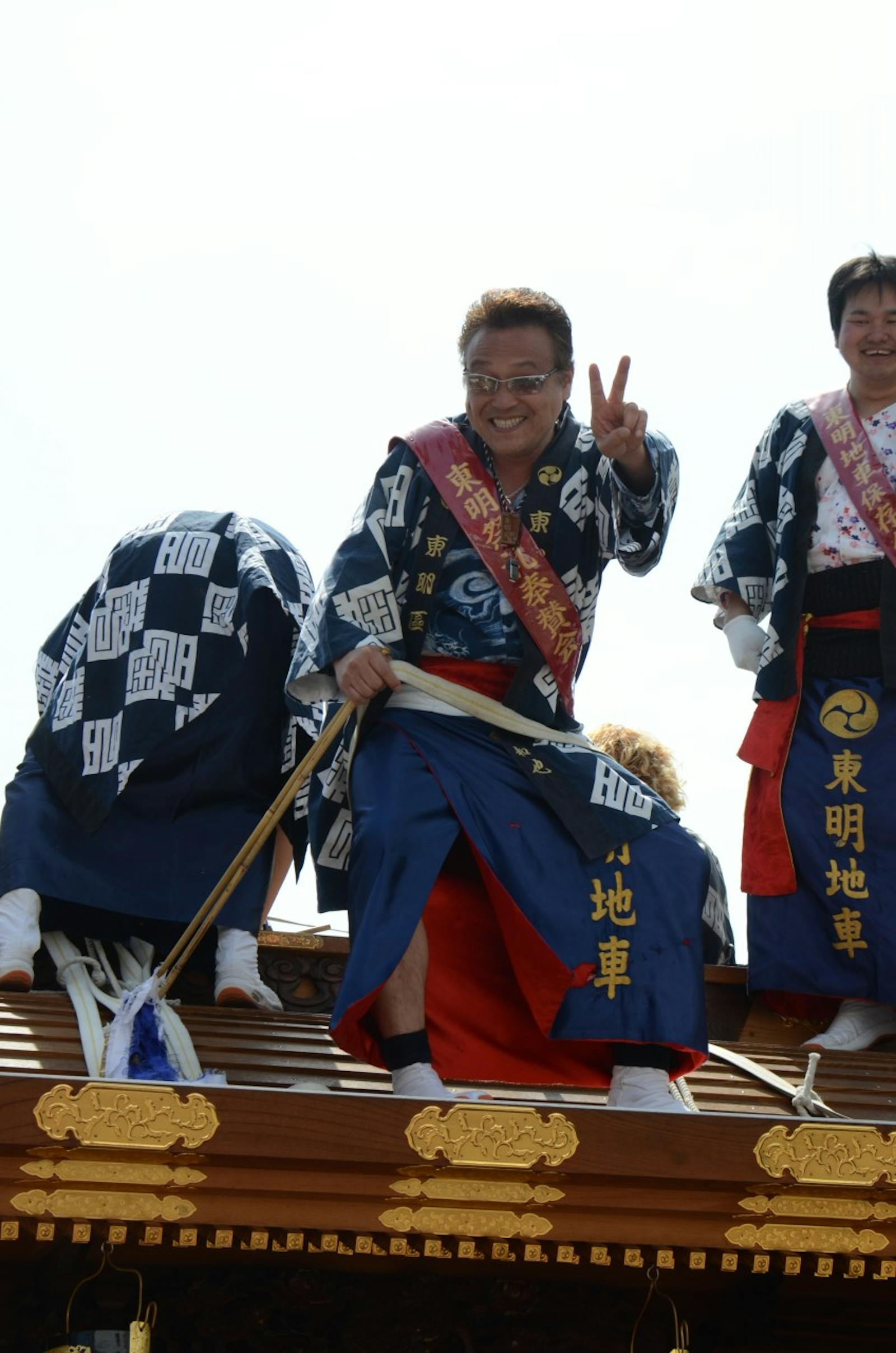 だんじり祭りの祭人