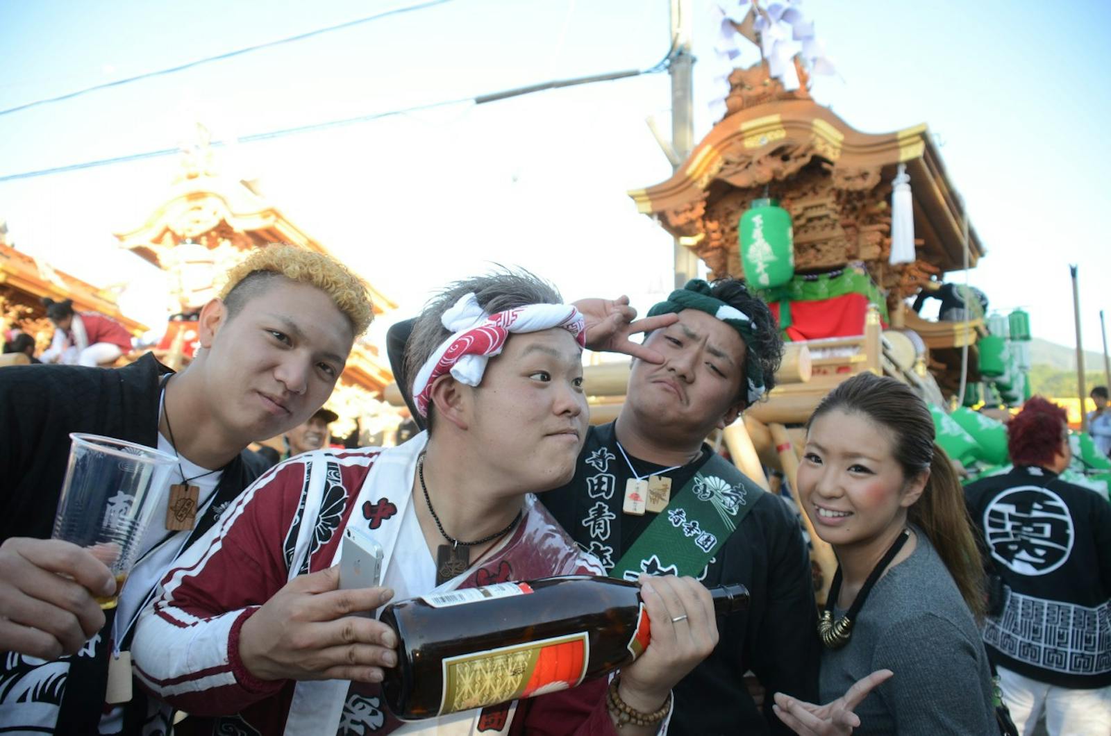 だんじり祭りの祭人