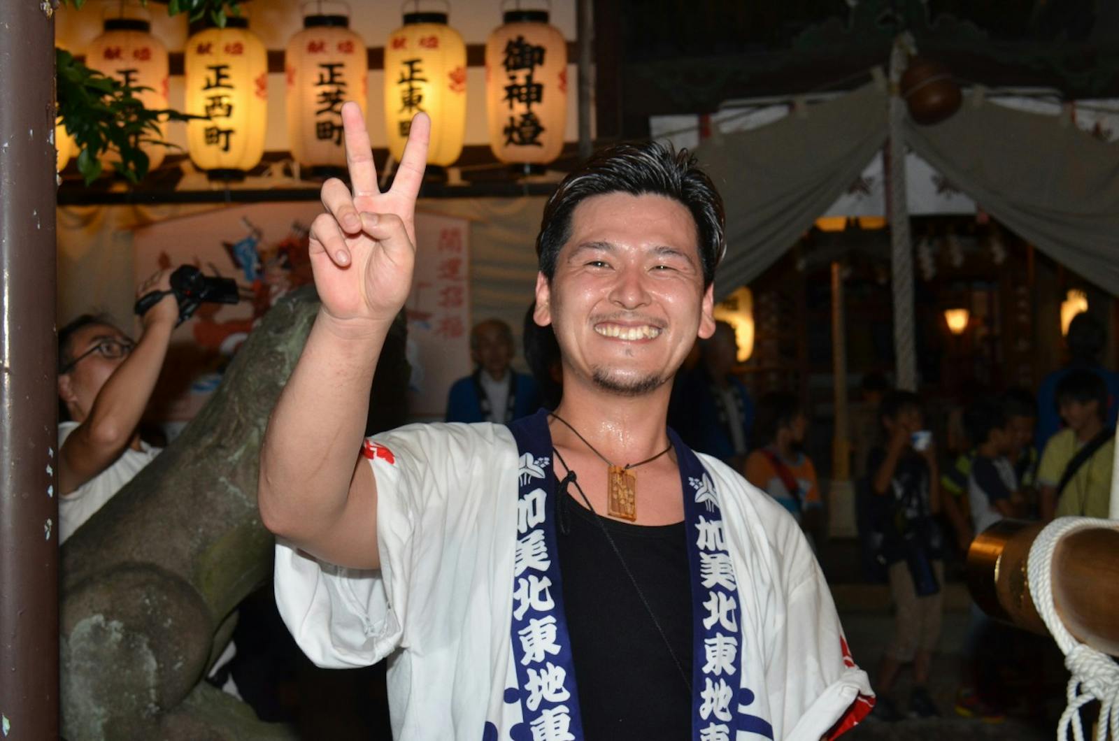 だんじり祭りの祭人