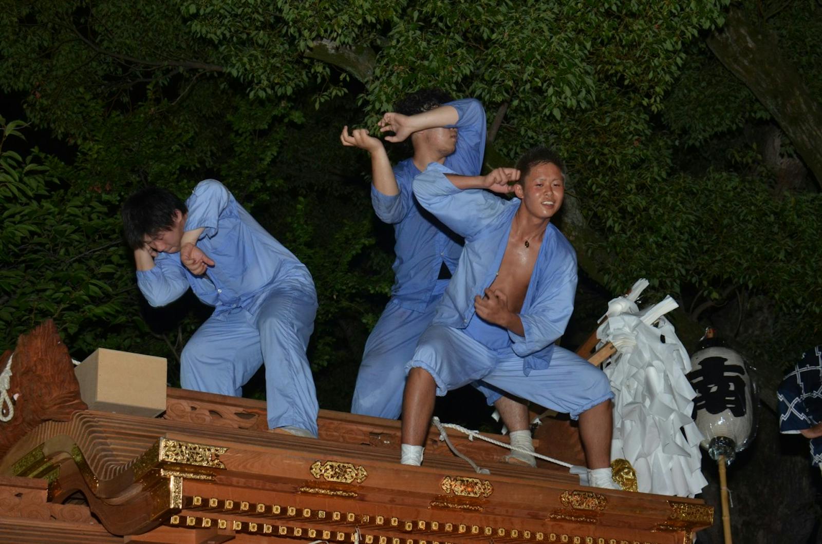 だんじり祭りの祭人