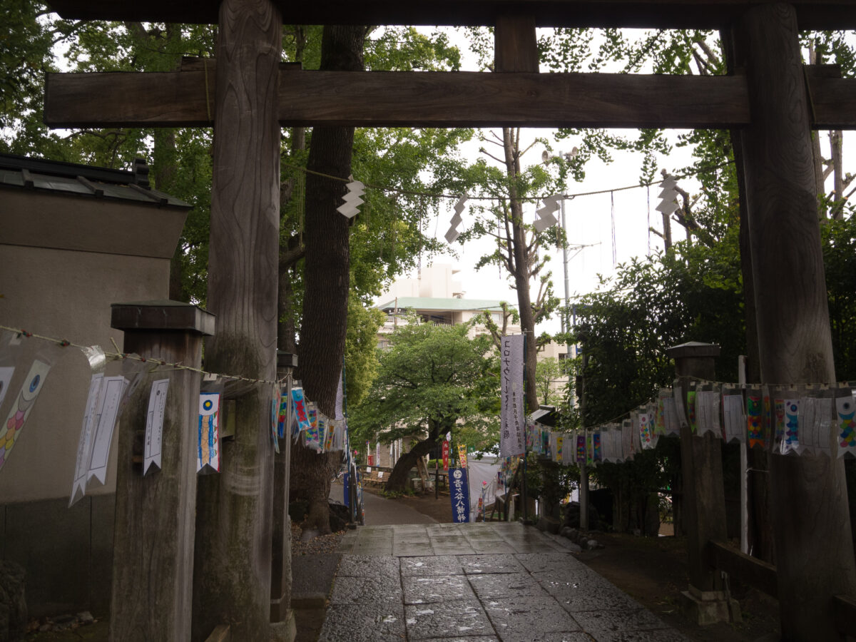 雪ヶ谷八幡神社(二の鳥居)