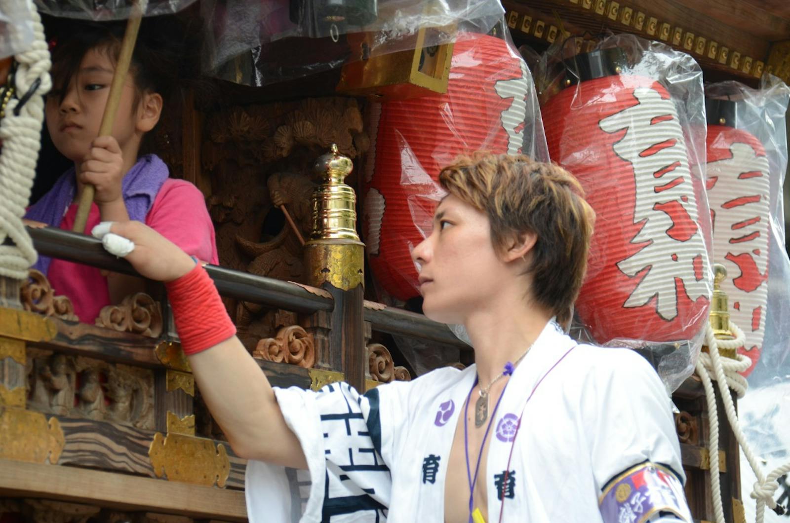 だんじり祭りの祭人