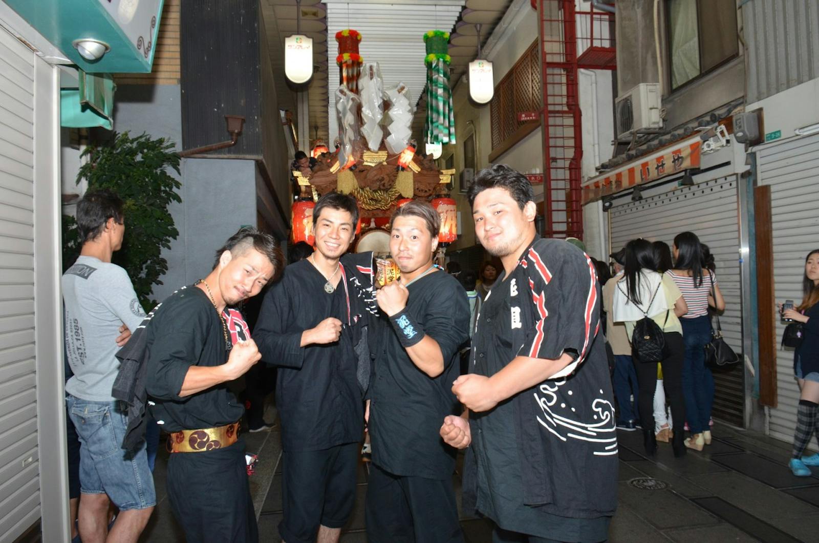 だんじり祭りの祭人