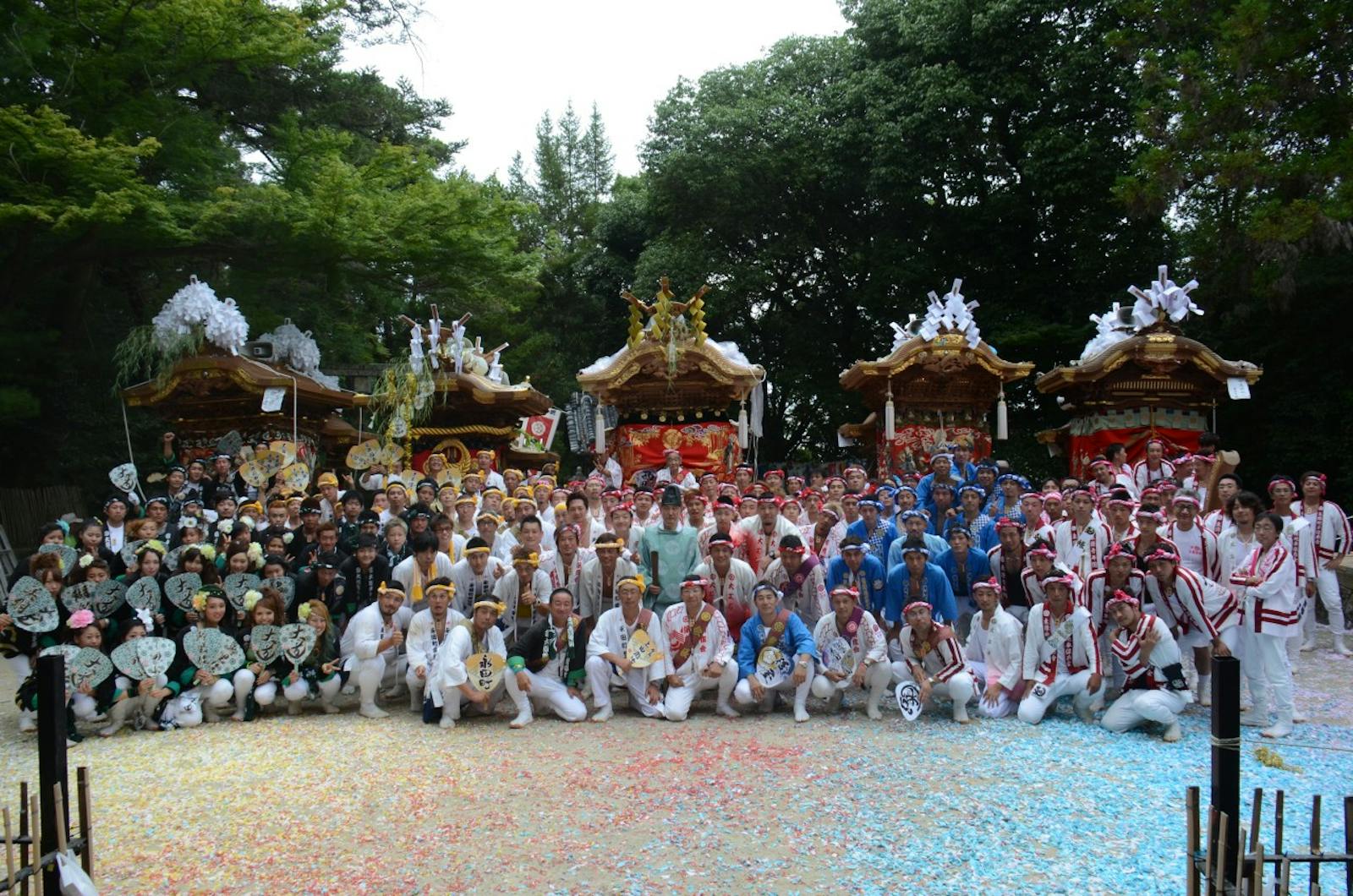 だんじり祭りの祭人