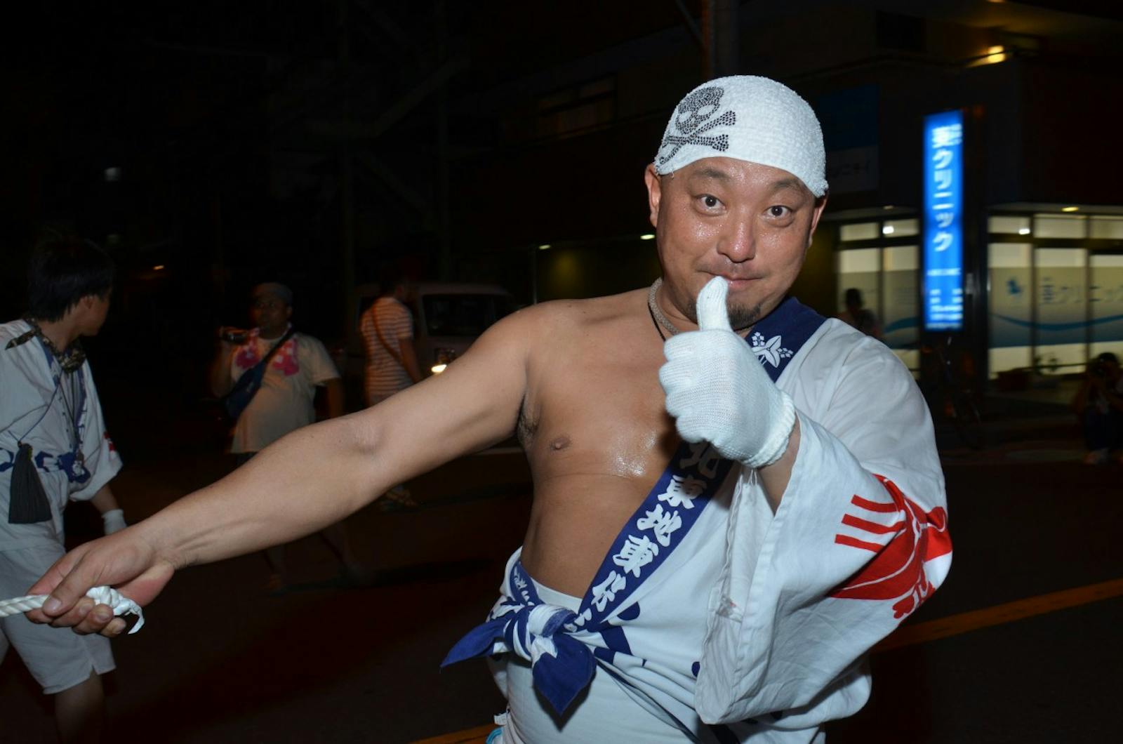 だんじり祭りの祭人