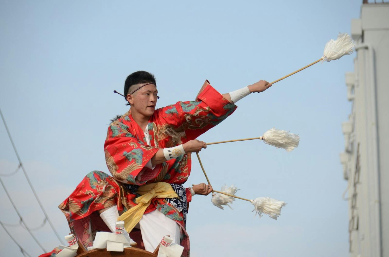 だんじり祭りの祭人