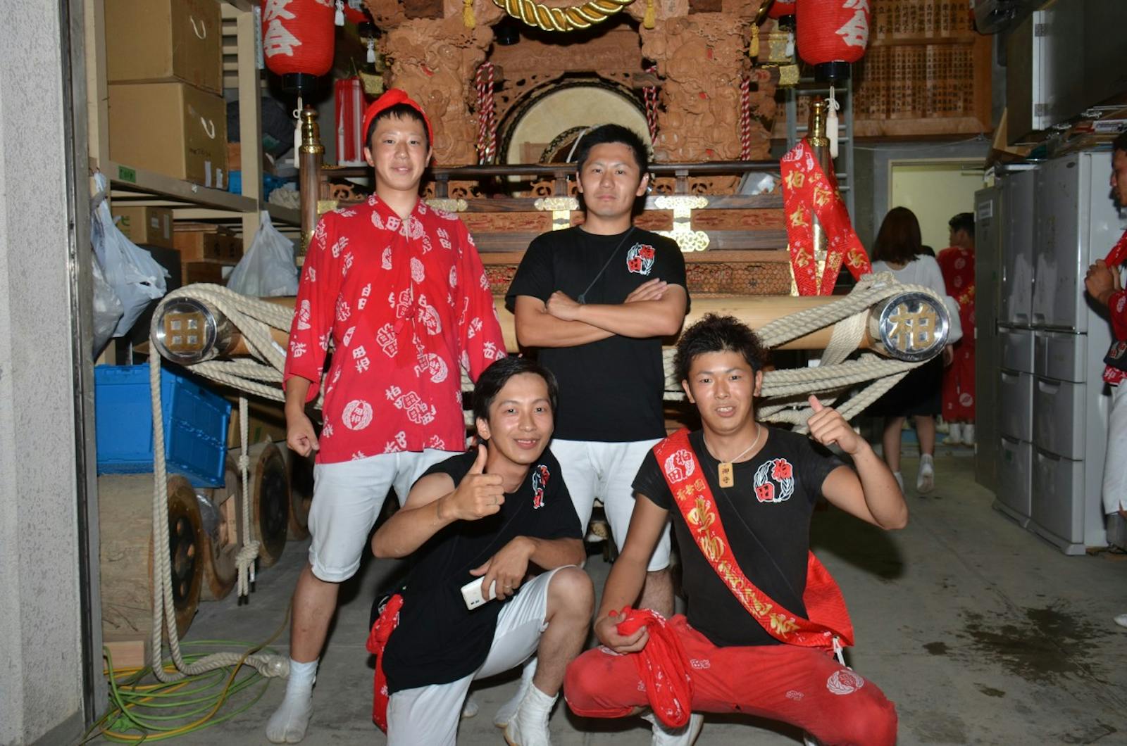 だんじり祭りの祭人
