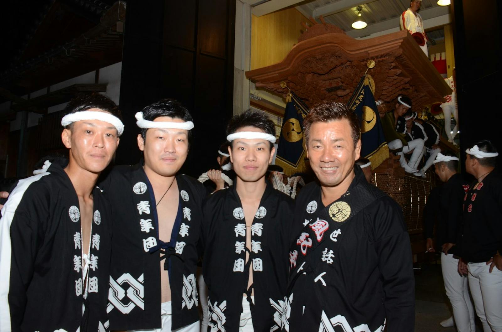だんじり祭りの祭人