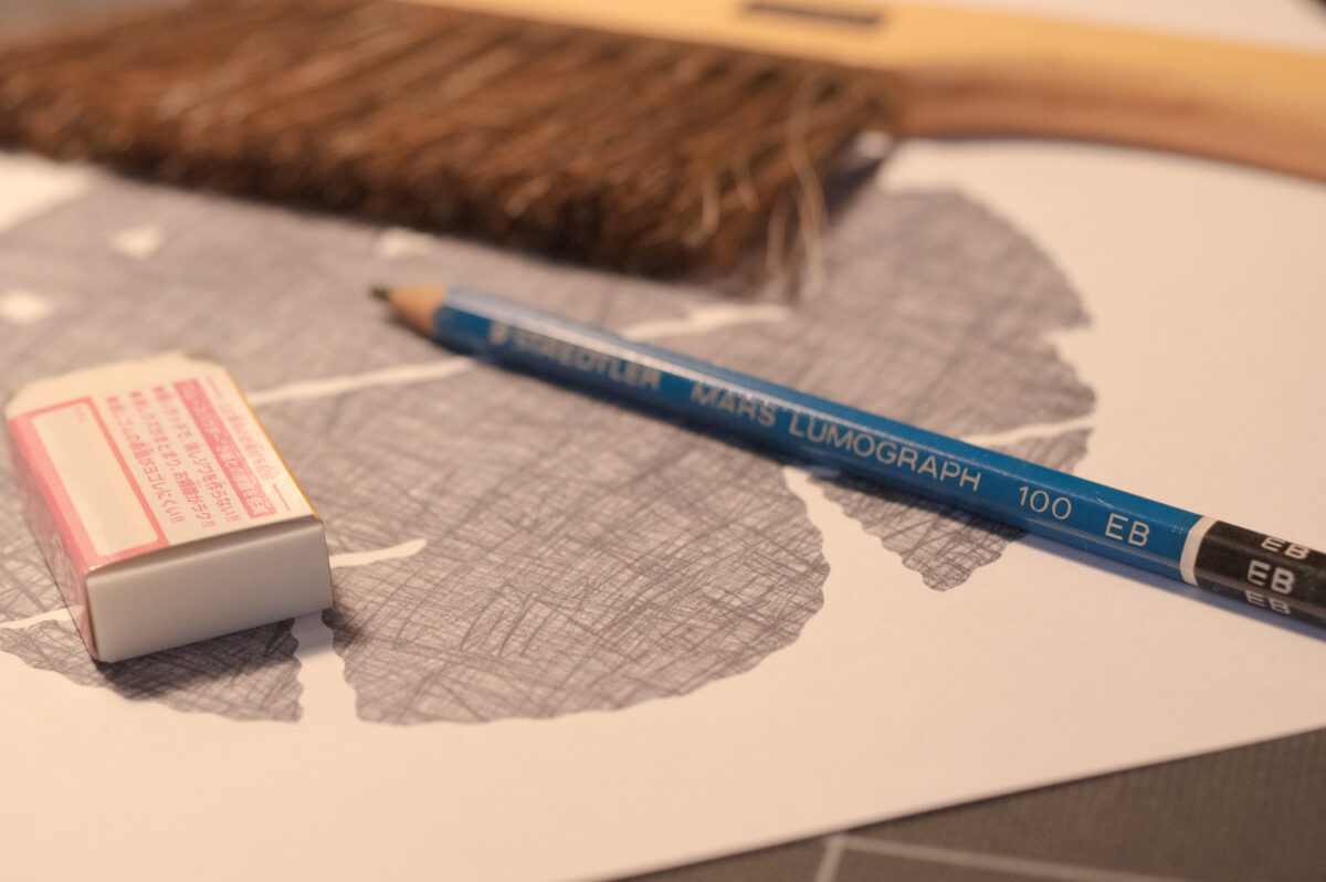 牡丹文字を描いてみた!