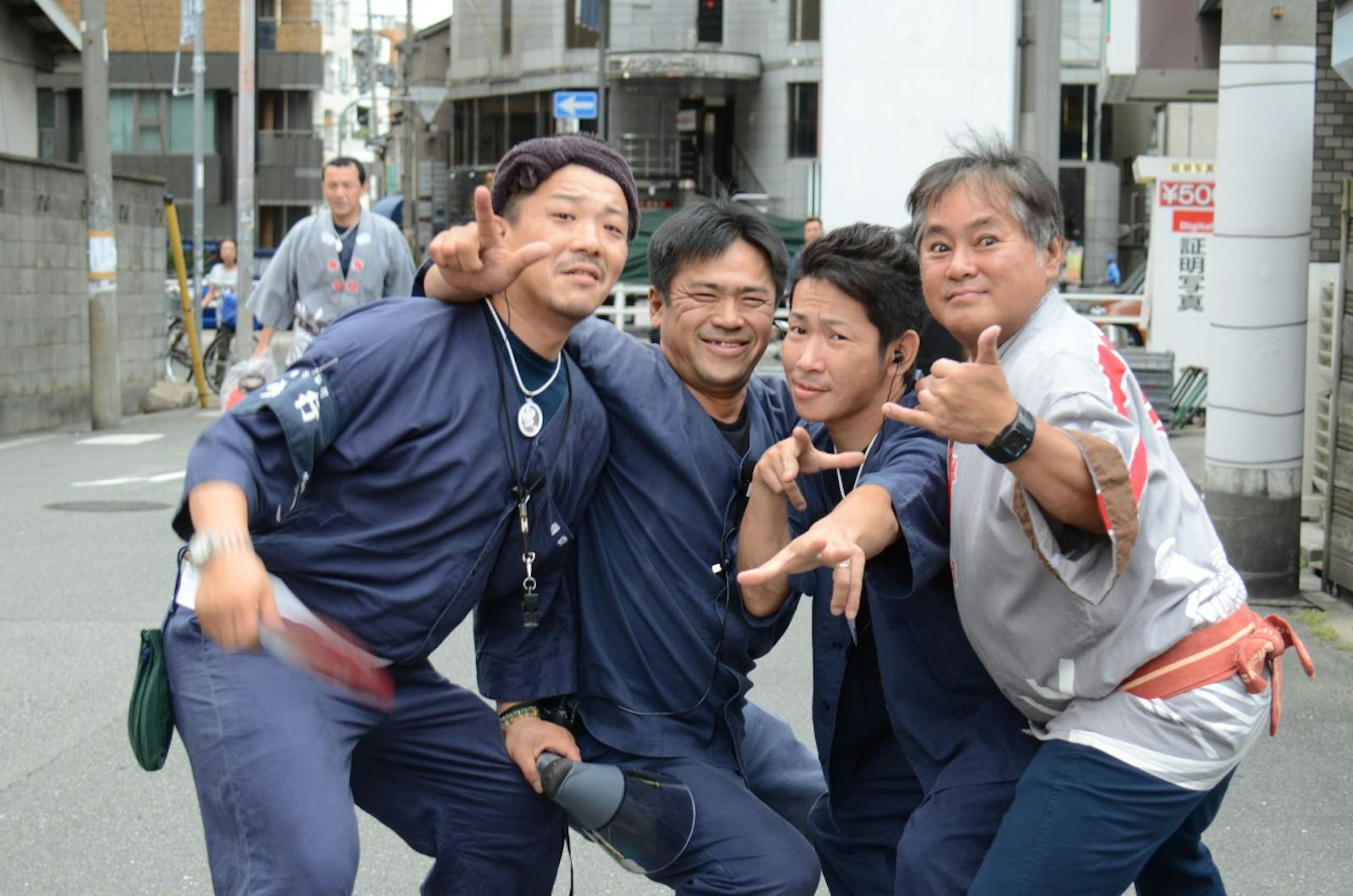 だんじり祭りの祭人