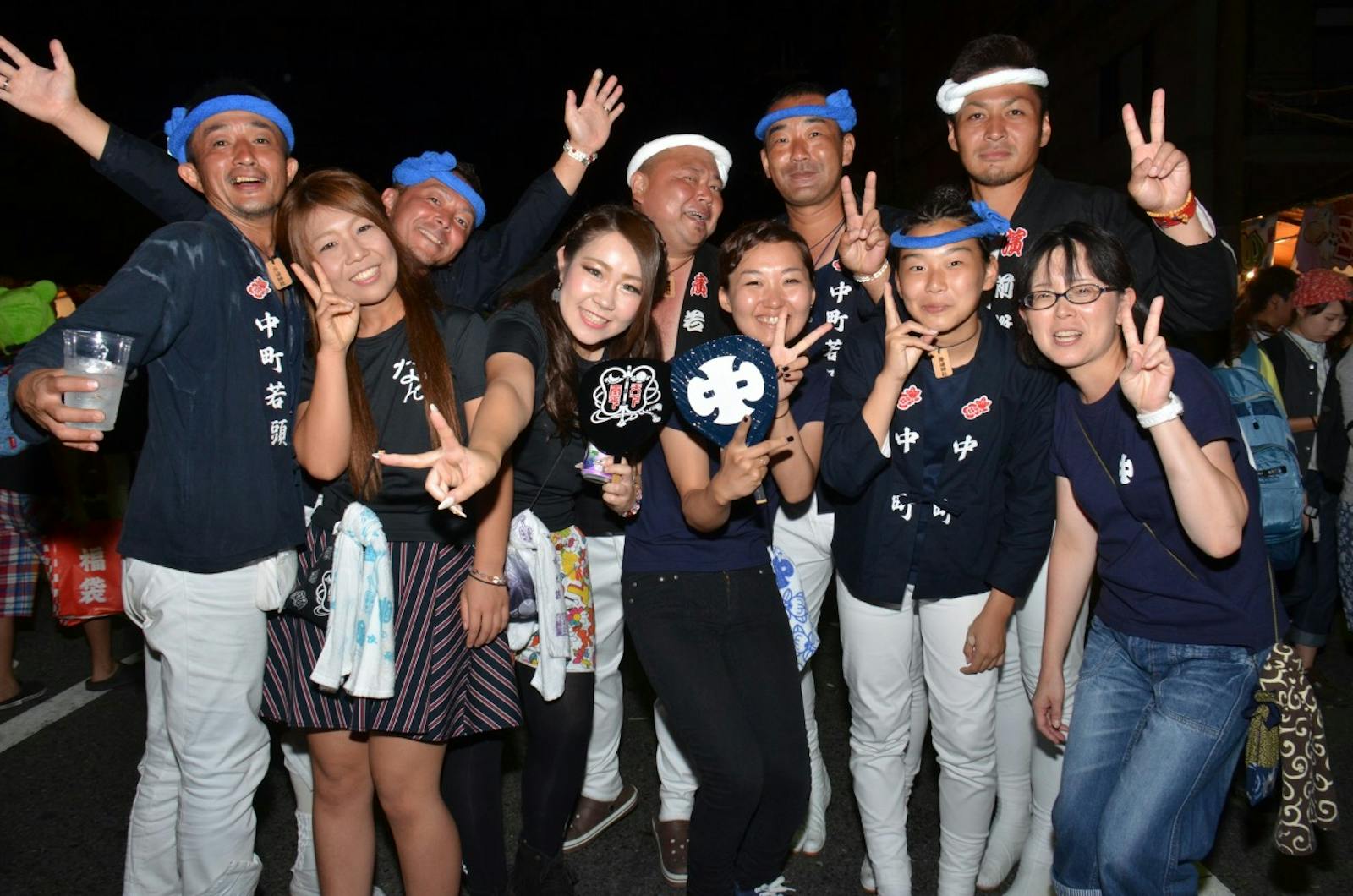 だんじり祭りの祭人