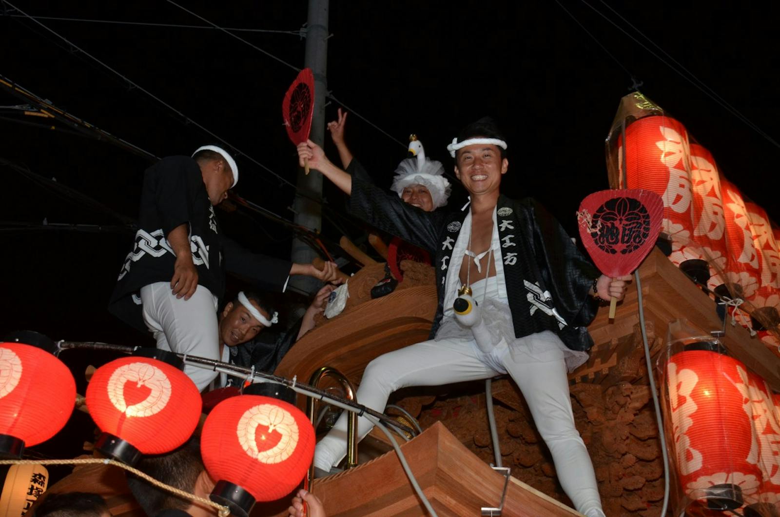 だんじり祭りの祭人
