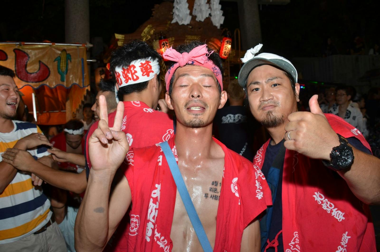 だんじり祭りの祭人