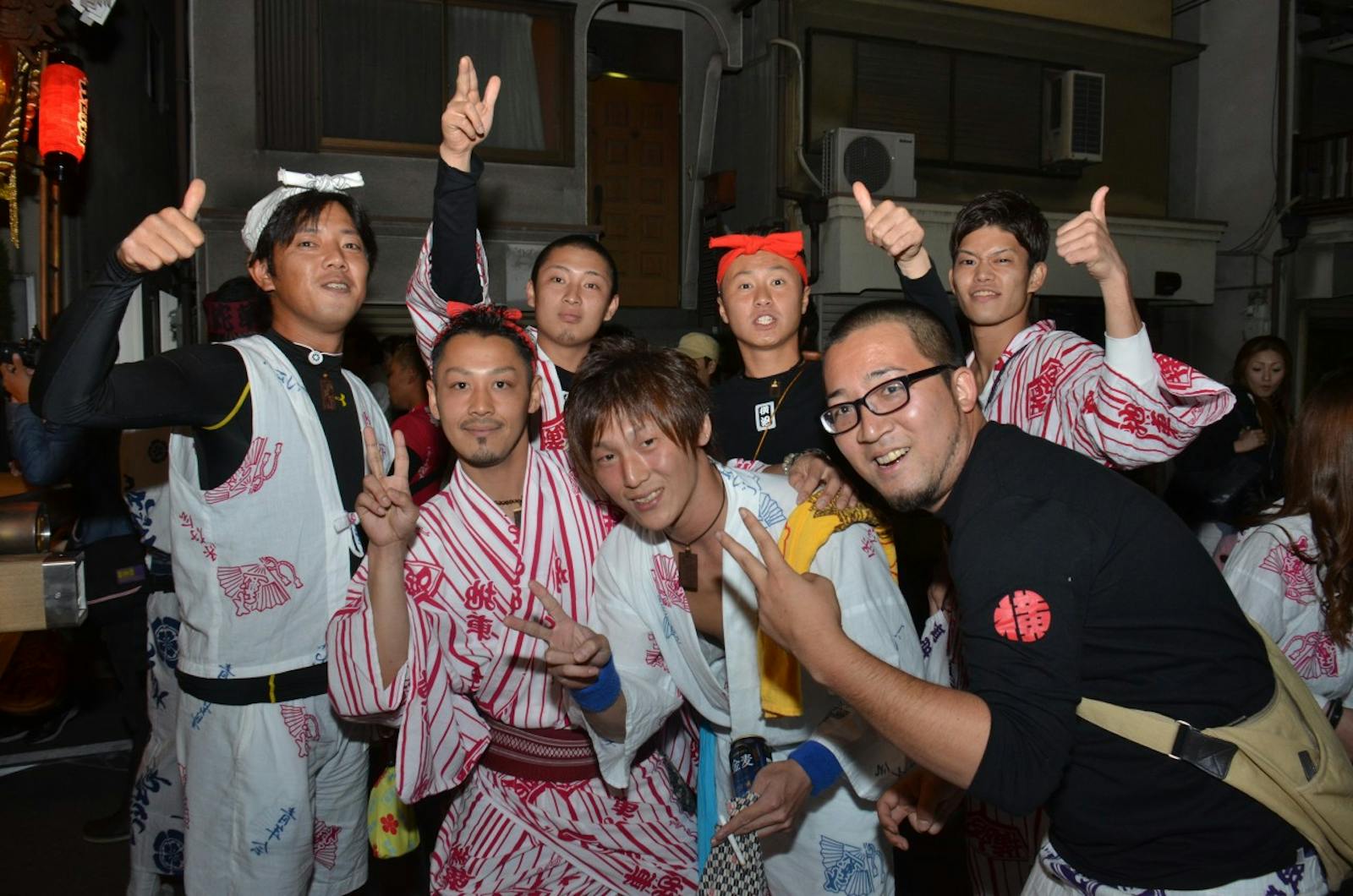 だんじり祭りの祭人
