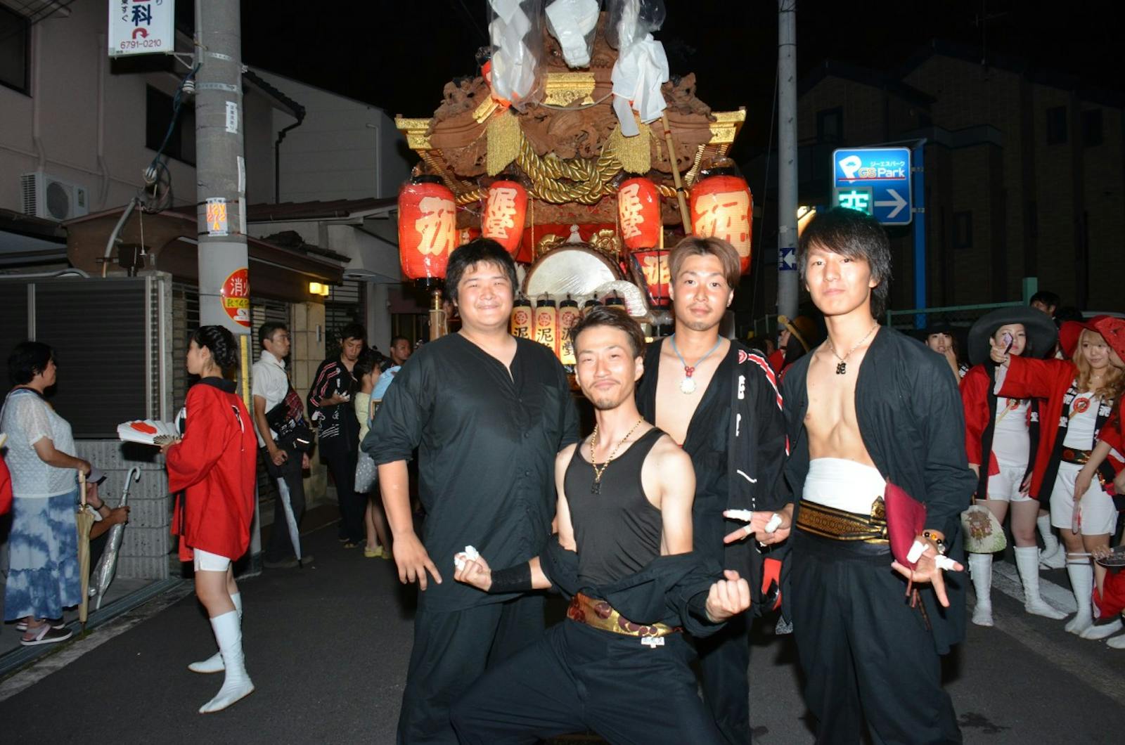 だんじり祭りの祭人