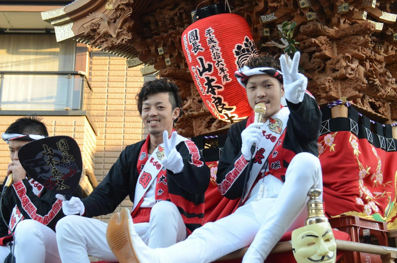 だんじり祭りの祭人
