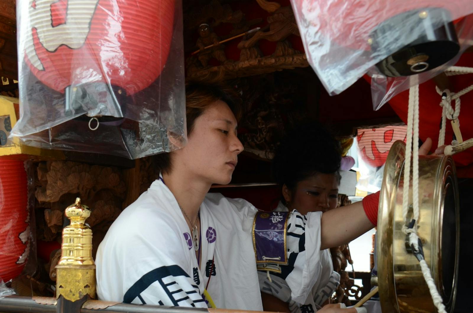 だんじり祭りの祭人