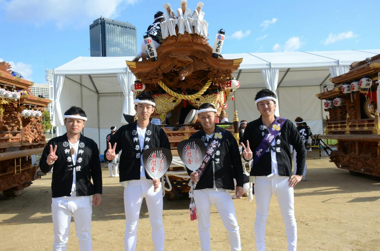 だんじり祭りの祭人