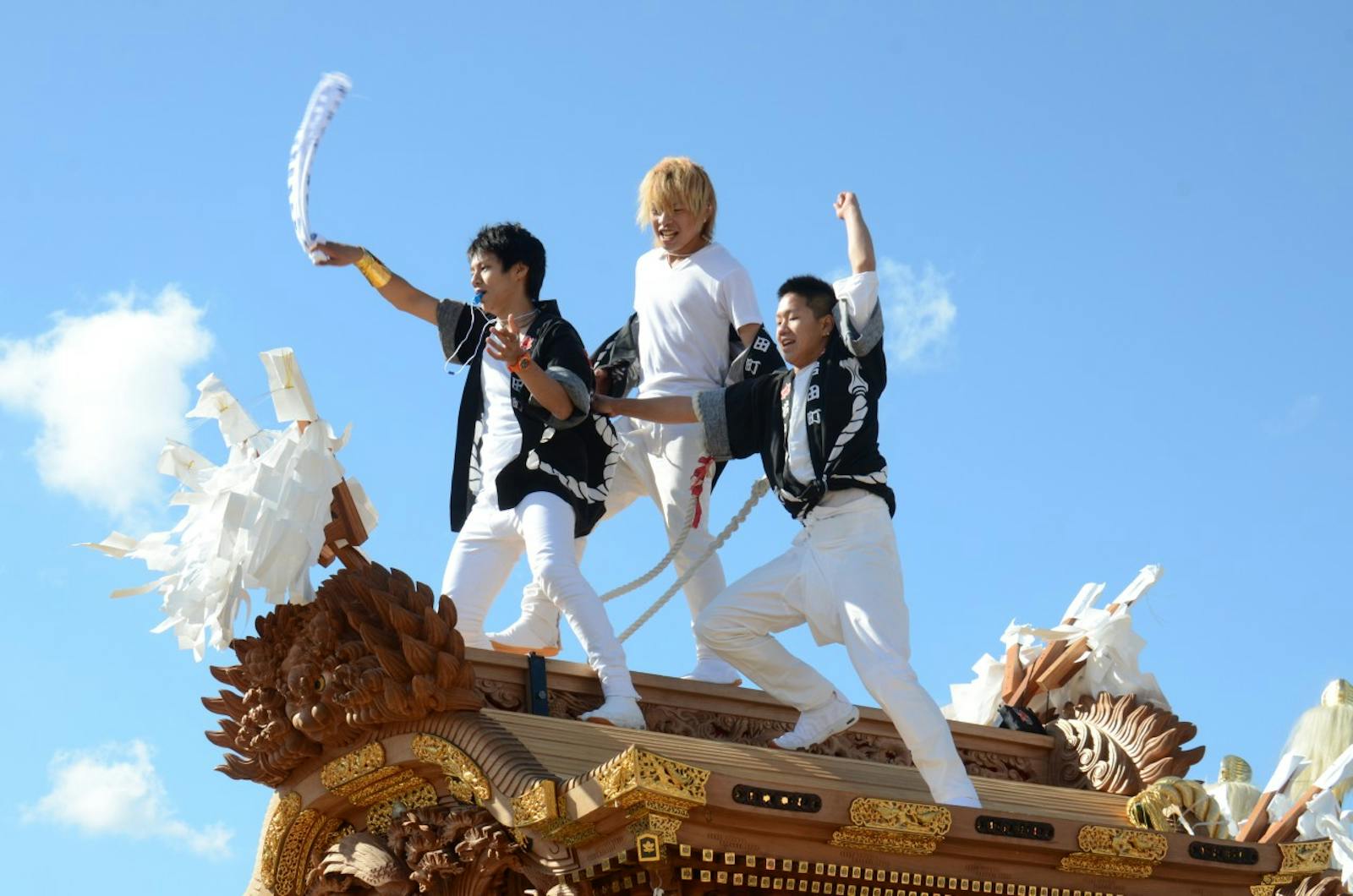 だんじり祭りの祭人