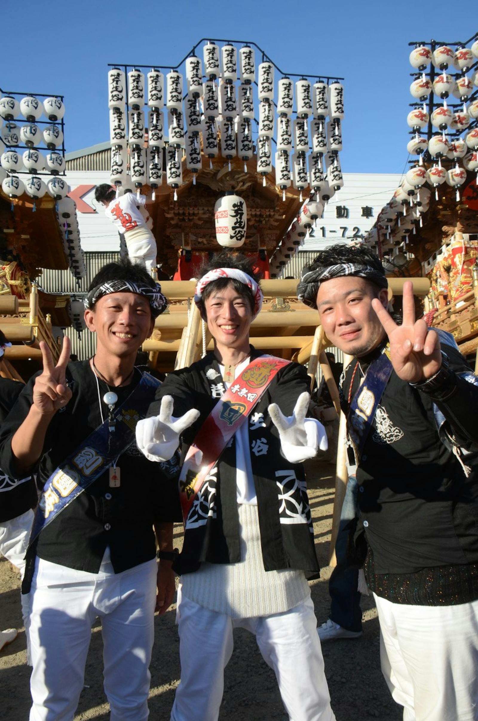 だんじり祭りの祭人