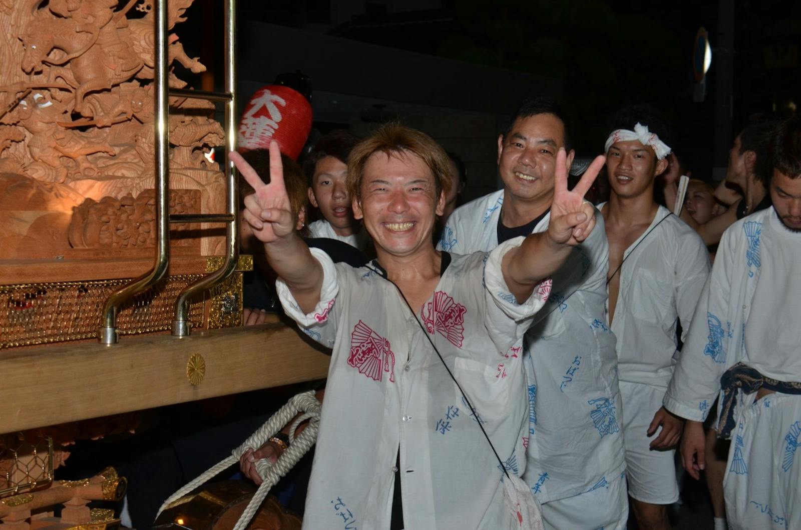 だんじり祭りの祭人