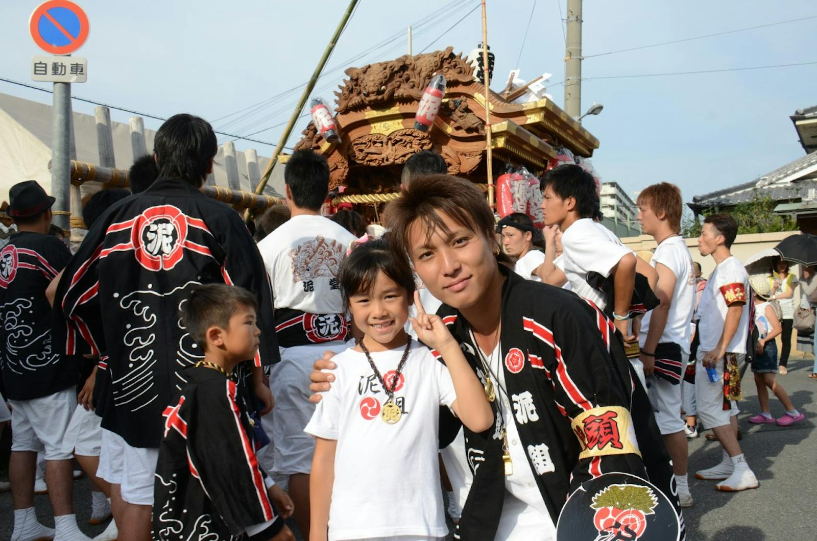 だんじり祭りの祭人
