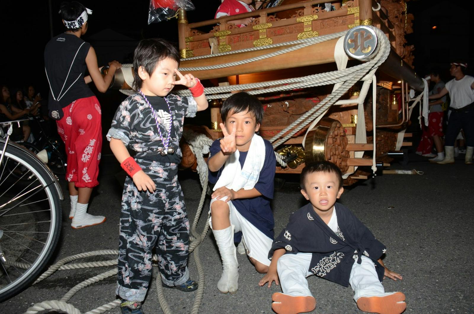 だんじり祭りの祭人