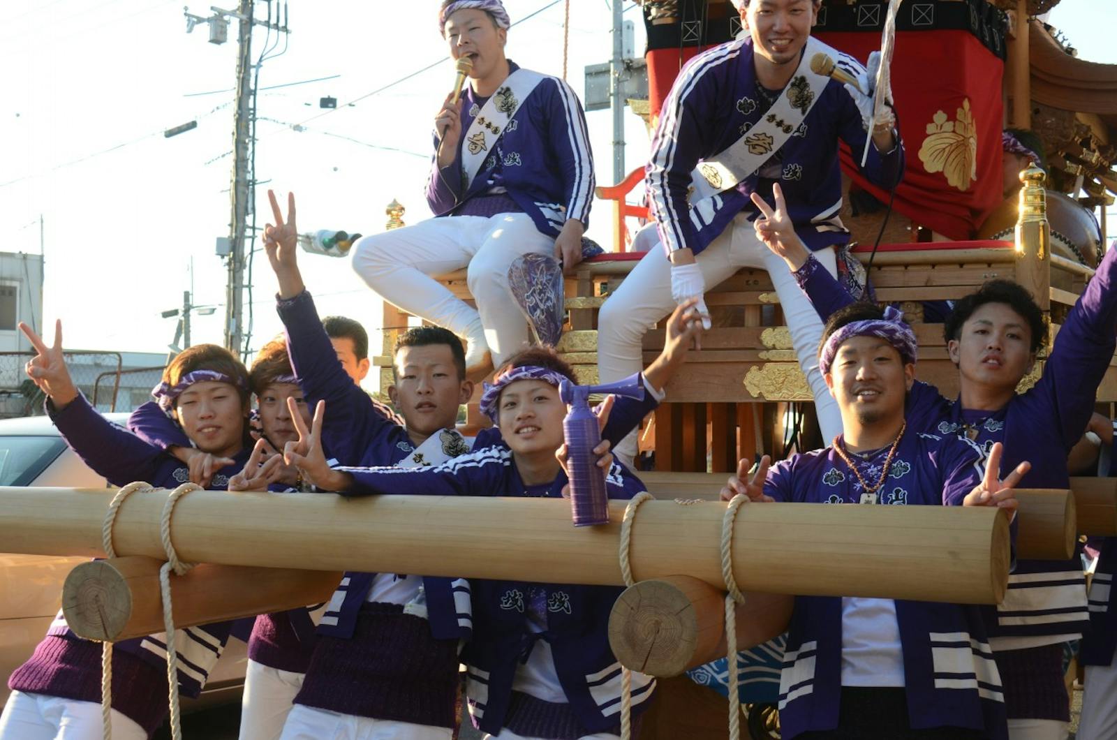 だんじり祭りの祭人
