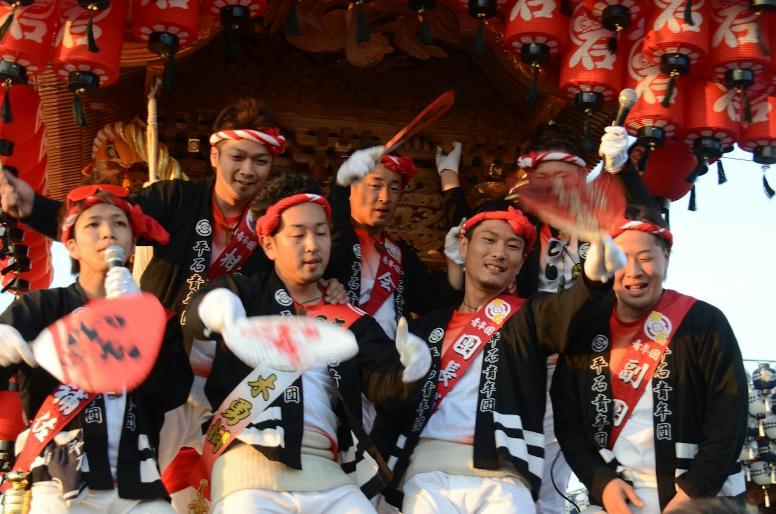 だんじり祭りの祭人