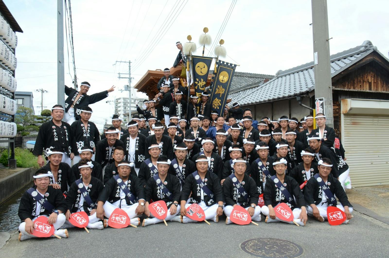 だんじり祭りの祭人