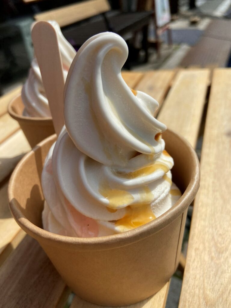 エゴマ醤醤油ソフト