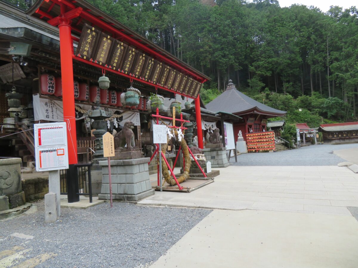 太平山神社で期間限定の御朱印を手に入れよう！あじさいも今が