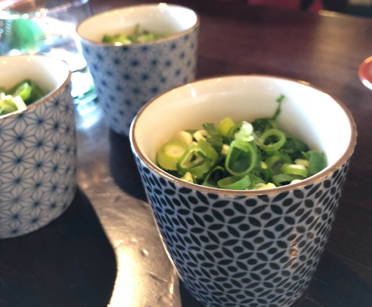 ねぎのトッピング