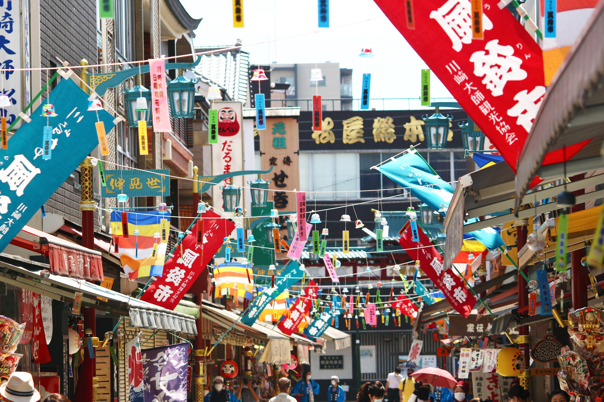 川崎大師風鈴市