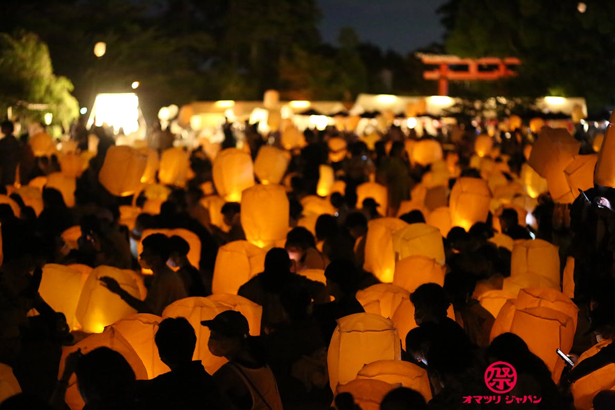 京都七夕スカイランタン祭り21 七夕に京都の空へ願いを乗せて オマツリジャパン 毎日 祭日