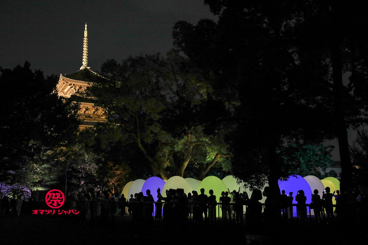 チームラボ 東寺 光の祭 Tokio インカラミに行ってみた オマツリジャパン 毎日 祭日