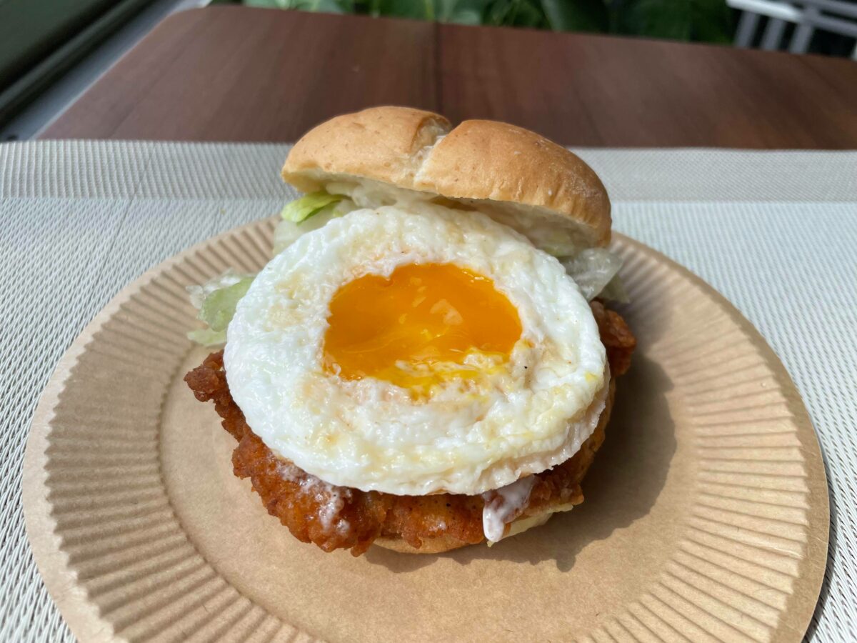 とろ～り月見チキンフィレサンド