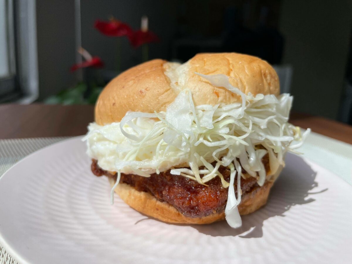 とろ～り月見和風チキンカツサンド