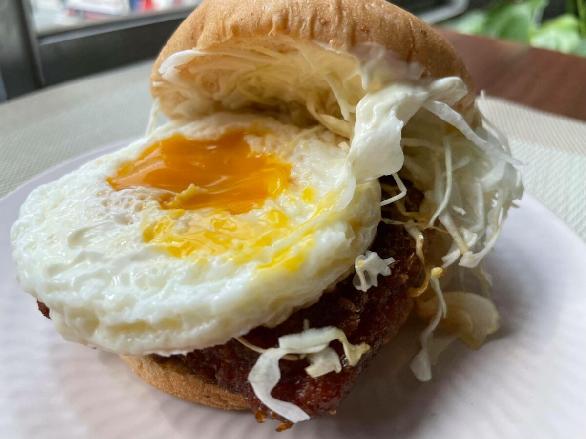 とろ～り月見和風チキンカツサンド