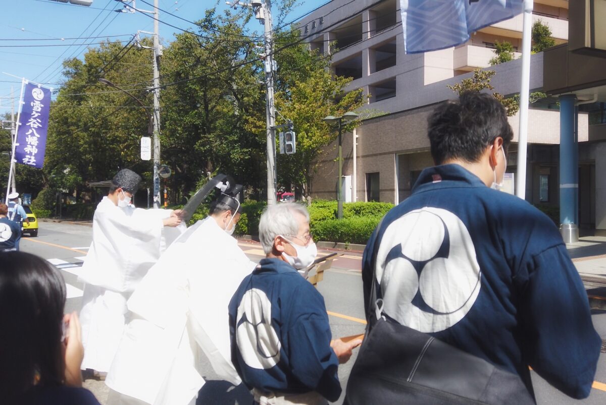 御幣渡御（荏原病院前）