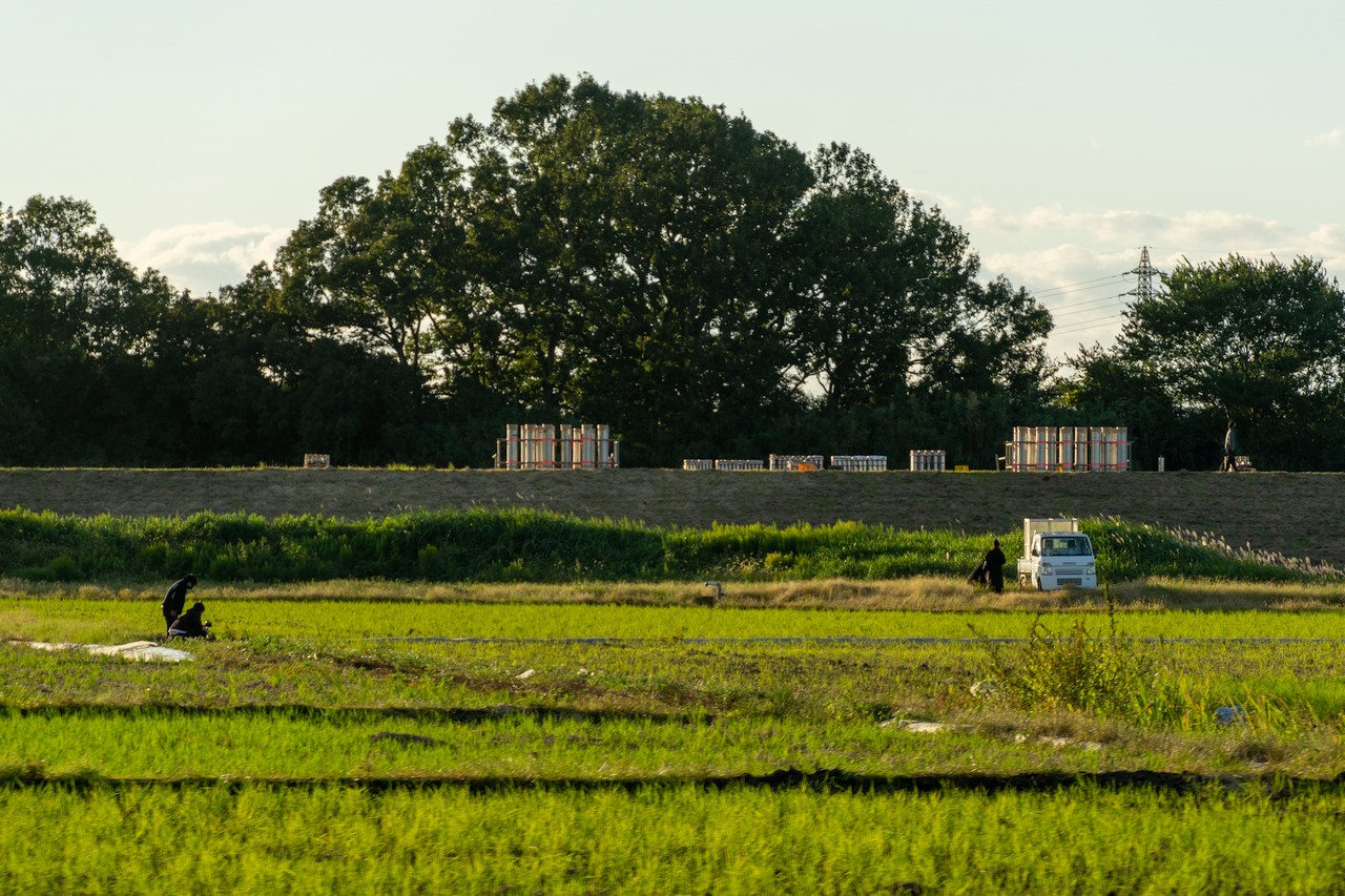 準備中のスタッフ
